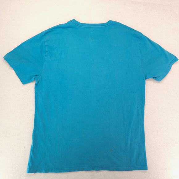 Hurley Casual Crew Neck Graphic T-Shirt Mens Size Large L Blue - Picture 9 of 10